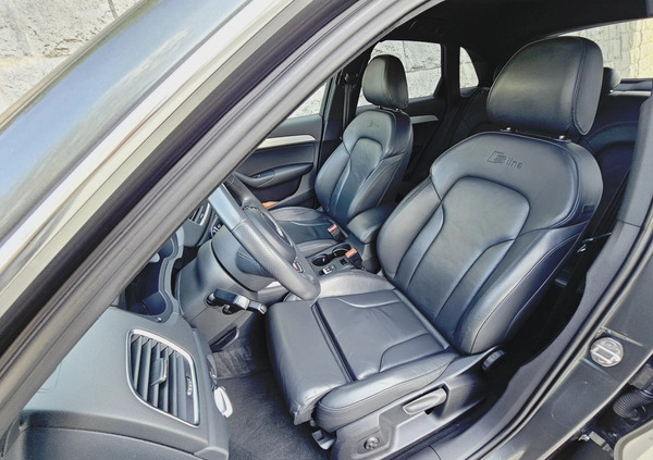 Audi Q3 cena 57700 przebieg: 239647, rok produkcji 2013 z Szczekociny małe 781
